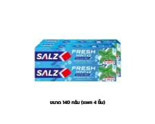 ซอลส์ยาสีฟัน เฟรช มินต์ 140 กรัม แพค 4 ชิ้น