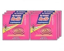 คินโชยาจุดกันยุงลาย กลิ่นกุหลาบ 6 กล่อง