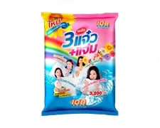 108Shopผงซักฟอกสูตรเพิ่มพลังซัก 3200 ก. ถุงเดี่ยว