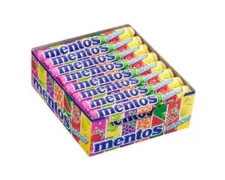 เมนทอสแท่ง10บ. รสเรนโบว์ 12 ชิ้น