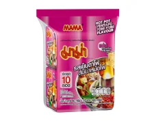 มาม่าบะหมี่รสเย็นตาโฟต้มยำหม้อไฟ แพค 10 ซอง