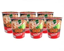 มาม่าคัพรสต้มยำกุ้งแพค 6 ถ้วย