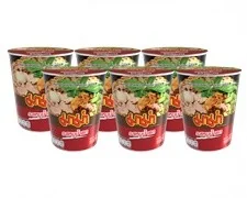 มาม่าคัพหมูน้ำตก 6 ถ้วย