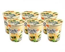 มาม่าข้าวต้มคัพ รสซุปไข่สาหร่าย แพค 6 ถ้วย