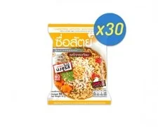 ซื่อสัตย์ บะหมี่รสไก่กระเทียม กล่อง 30 ซอง